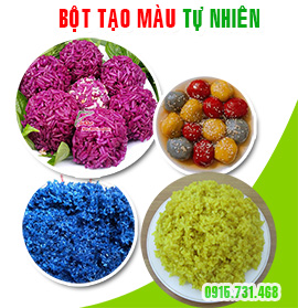 Bột tạo màu tự nhiên